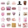50 pegatinas de viento coreanas con forma de corazón para niña, pequeñas, frescas, impermeables, para decorar tu teléfono móvil, funda, libro de cuentas, pegatinas para ordenador