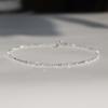 ¡Súper Brillante! Collar de Cristal Shijia Luminoso Raro Ultra Fino con Textura de Lujo Ligero, Regalo Apilable para Mujeres, Diseño de Nicho