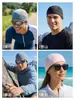 Gorra de Running Fina de Malla con Circunferencia de Cabeza Grande, Tejido de Malla tipo Mariposa, Serigrafía de Logo, Gorra de Ciclismo de Seda Helada, Sombrero para Protección Solar al Aire Libre
