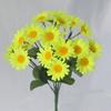 21 Flor Pequeno Crisântemo Selvagem Estilo Pastoral Flor Artificial Paisagismo de Engenharia Decoração para Casa Flor de Seda Enfeites de Mesa Atacado Transfronteiriço