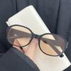 Gafas de Sol Metálicas Ovaladas Distintivas de Nuevo Estilo 2024 para Hombre, Estilo Urbano Europeo y Americano, Gafas de Sol Retro UV, Sentido Avanzado