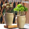 Vasos de Cerâmica Bruta Sem Esmalte para Flores Frescas com Características Zen Criativas, Novo Conjunto Respirável para Plantas Suculentas, Frete Grátis