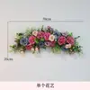 Dintel de puerta con flores Espejo frontal con flores Decoración de puerta con flores Decoración de pared Cartel de bienvenida para bodas Arco de flores Mesa de comedor de cumpleaños Flor para mesa de conferencias Coche de bodas