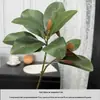 Planta Verde Artificial de Alta Qualidade Bambu Nandina Haste Única Arranjo Floral para Decoração de Casa, Decoração de Planta Verde para Mesa de Sala de Estar