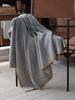 Manta de hilo tejido estilo nórdico para decoración de sofá, manta casual de lana gris, nueva, envío una generación de en stock transfronterizo