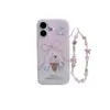 Nueva Funda para Teléfono Gato Celebridad de Internet iPhone16promax para Apple 15Pro Cadena para Colgar 14 Japón y Corea del Sur 13P Mujeres