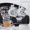 Taza de Café de Vidrio Estilo Europeo Transparente Taza de Té con Flores Resistente al Calor Taza para Infusiones Taza para Bebidas Calientes Taza de Leche Juego para el Hogar