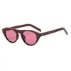 Gafas de Sol Estilo Ojo de Gato para Mujer, Gafas Ovaladas Estilo Europeo y Americano, Gafas de Moda Anti-UV, Nuevas Gafas de Sol Negras 2026
