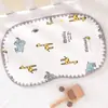 Funda de almohada para bebé, almohada para recién nacido, algodón puro, gasa de diez capas, almohada con forma de nube, diseño de dibujos animados para niños, paño anti-regurgitación y eructos