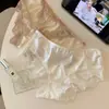 Roupa íntima Sexy de Puro Desejo Estilo Francês Japonês Respirável para Mulheres Cintura Baixa Borda de Renda Triângulo Menina Roupa íntima Respirável para Mulheres