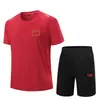 Traje Deportivo de Secado Rápido Equipo Chino para Hombres y Mujeres Mangas Cortas Pantalones Cortos Pantalones Largos Uniforme Deportivo de Competición Uniforme de Entrenamiento para Entrenador Estampado
