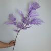Hojas de roble grandes artificiales, pino pavo real, para bodas, pasillos de bodas, decoración de caminos, arreglos florales, flores falsas, decoración suave, ingeniería al por mayor