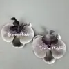 Cabeça de Flor de Orquídea Phalaenopsis Artificial, Textura de Película Impressa em 3D, Buquê Exquisito para Decoração de Casamento e Lembrança