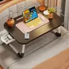 Mesita de noche, mesa plegable, escritorio para estudiantes, escritorio de dormitorio, soporte para portátil, escritorio de oficina, escritorio para perezosos