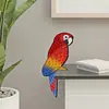 Adornos de Esquina de Mesa de Animales Pájaros Tridimensionales Doble Cara Transfronterizos Manualidades de Madera Decoración de Escritorio de Oficina en Casa Soporte de Exhibición
