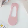 Meias femininas invisíveis de corte baixo de corte baixo primavera e outono verão antiderrapante antiderrapante calcanhar ins da moda rosa verão meias finas