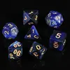 Set de Dados Multilado Starlight New para Juegos de Rol de Mesa, Set de 7 Dados, Accesorios Creativos al por Mayor