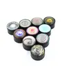 Novo moedor de cigarro caleidoscópio de plástico liga de zinco três camadas 52mm moedor 3dgrinder suprimento para comércio exterior