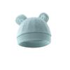 Chapéu de Bebê Infantil Estilo Comércio Exterior 2024 Chapéu para Recém-Nascido Camada Única Cor Sólida Primavera Outono Chapéu com Orelhas do Mickey Fofo