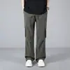 Pantalones Cargo Casuales de Otoño para Hombre Sueltos Modernos de Moda Ropa Nueva para Hombre Caída Pierna Ancha Pierna Recta Casuales Largos para Hombre