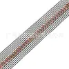 Malla de Pedrería de Doble Fila con Borde de Pedrería de 4 mm, Código de Barras, Bolsa de Regalo de Noche, Decoración de Pedrería, Accesorios y Materiales para Decoración del Hogar, de Venta Caliente Transfronteriza