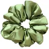 Diadema de satén scrunchie extragrande de moda 2025 para mujer que no tira del pelo
