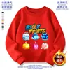 Roupa para meninos e meninas, suéter Blox Fruits, caixa de frutas do Diabo, periférico de jogo ROBLOX