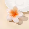 Pinzas para el cabello de Plumeria de Colores Caramelo Transfronterizas Europeas y Americanas, Pinzas para el Cabello de Vacaciones en la Playa, Pinzas de Tiburón para la Parte Posterior de la Cabeza, Accesorios para el Cabello al por Mayor
