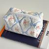 Bolsa de cosméticos con estampado floral, muy popular en Amazon, pequeña bolsa de almacenamiento con estampado floral, neceser de viaje para invierno.