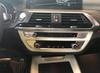 Adecuado para 18 BMW X3 interruptor de aire acondicionado marco decorativo modificado interruptor de aire acondicionado patrón de fibra de carbono ABS accesorios para coche