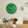 Sala de estar quarto moderno para idosos plástico moda moderno sala de estar quarto para idosos plástico relógio de parede silencioso relógio