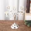 [Promoción de fábrica] Candelabro europeo, accesorio para bodas, velas de hotel, cenas, decoración del hogar, candelabro para club