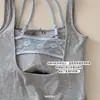 Moda Primavera y Verano Chica Atrevida Chaleco de Encaje Falso de Dos Piezas con Diseño de Tirantes y Almohadilla para el Pecho Estilo Coreano Estilo Hong Kong Tirante Exterior