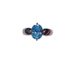 Anel Moissanite Rosa Dourado Vintage Estilo Hong Kong 2 Quilates Verde Luz Luxo Broca de Dedo Feminino Show Joias Simples