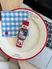 Correa de Reloj Magnética Tejida de Puntos Rojos de Año Nuevo Nuevo Color Adecuada para Apple Watch Iwatch12 Generación 11/10Ultrase