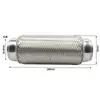 Manguera de Escape para Grupo Electrógeno de Fábrica Original 321 Acero Inoxidable Resistente a Altas Temperaturas Amortiguador de Vibraciones Tubo de Escape Sección Corrugada Comercio Exterior