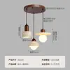 Lustre de Arte em Madeira, Estilo Vintage Criativo para Mesa de Jantar Balcão de Bar Luz Decorativa, Novo Design Artístico Estilo Wabi-Sabi Restaurante Luz de Ferro