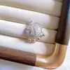 Colgante de Collar con Candado de Campana de Loto Hueca de Plata Pura, Moderno para el Trayecto al Trabajo