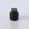 Quarteto externo Plug Square Head Thread Oil Plug Pipe Plug Metal Throat Plug Escurecido Pipe Thread Plug