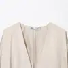 Comercio Exterior Al Por Mayor Otoño Nueva Serie Estilo Europeo y Americano Camisa Cruzada Mezclada con Decoración de Lazo 8275030