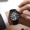 1 pieza-reloj de tres agujas para hombre, reloj de cuarzo deportivo para hombre, adecuado para hombres y estudiantes jóvenes, regalo de vacaciones de cumpleaños - sin caja de regalo