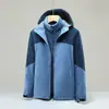 Chamarra Uniforme de Clase Uniforme de Escuela Secundaria y Preparatoria Logo Impreso Bordado Resistente al Viento e Impermeable Otoño e Invierno Cálido Conjunto de Dos Piezas Desmontable