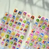Pegatinas para Uñas de Dibujos Animados Emoji de Moda M1316 Gradiente de Color Avatar Emoji Divertido Pegatinas para Uñas