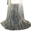 Malla de Lentejuelas Gasa Material Salpicado Oro Agua Hilo Corrugado Fondo de Boda Decoración Techo Hierro Forjado Moda Creativo Tela Bronceada
