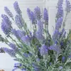 Simulación Flor Artificial de Lavanda Flor Artificial Flor de Plástico Planta Artificial de Simulación Flor de Espiga de Trigo Paisajismo