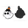 Halloween Artesanal Criativo Pingente de Gotejamento de Óleo DIY Fantasma Caveira Abóbora Pingente Corrente de Celular Acessórios de Chaveiro