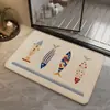 Alfombra de Piso Tejida de Lino para Baño Entrada al Baño Absorbente de Agua Antideslizante Felpudo para Inodoro Lavabo Resistente a Manchas Resistente a Caídas Alfombra