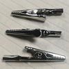 Clip metálico de 35 mm, pinza de cocodrilo galvanizada, clip pequeño para tarjetas de presentación, certificado de PVC, clip de marca, clip de cortina de acero inoxidable