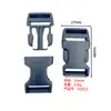 Hebilla de Plástico de Seguridad de Pom de 25 mm Hebilla de Cierre para Mochila de 51 mm Hebilla de Cierre Rápido para Correa de Mochila