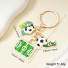 Colgante de Fútbol de Metal Llavero Creativo Recuerdo del Mundial para Hombres Aficionados Regalo Clásico